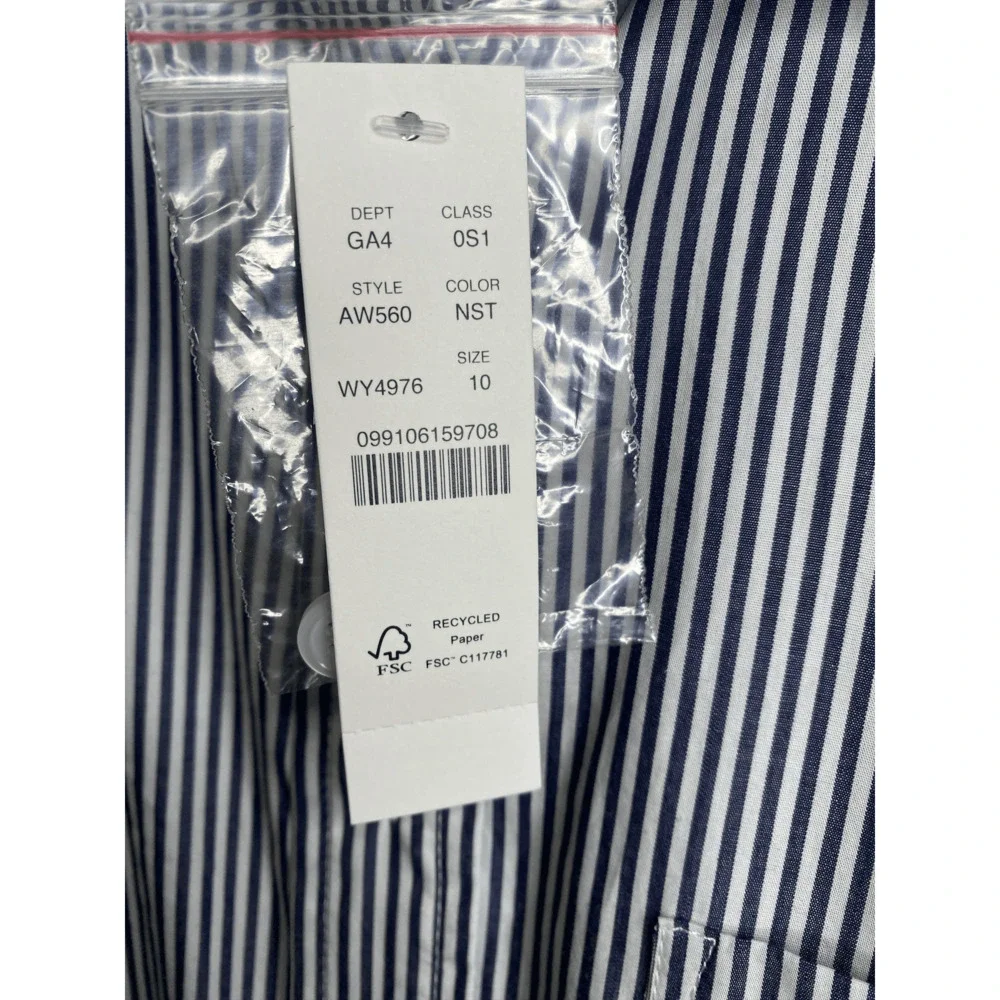 J‎ Crew Classic Fit Cotton Poplin Shirtdress NWT